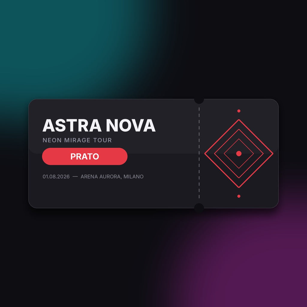Biglietto Astra Nova · Prato