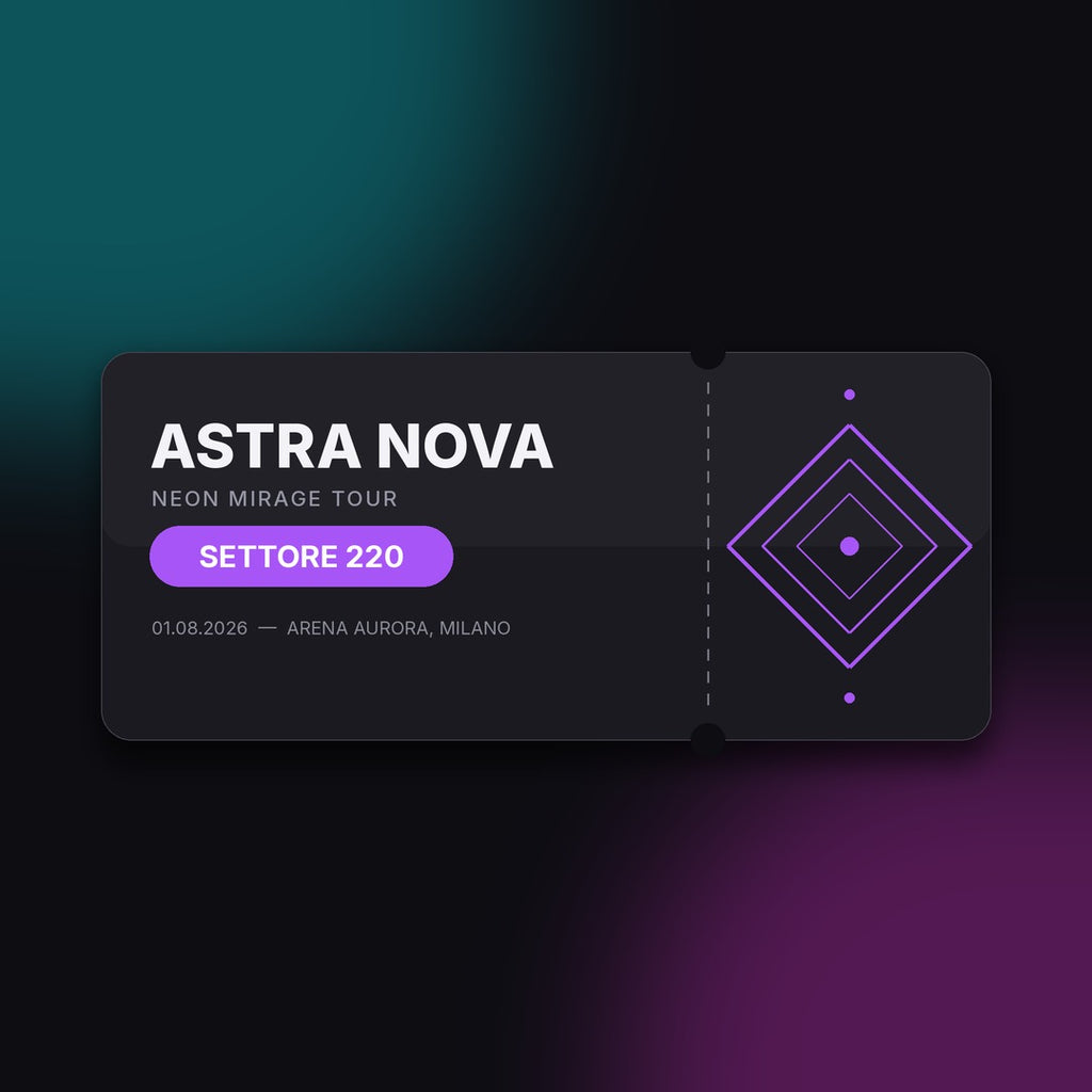 Biglietto Astra Nova · Settore 220